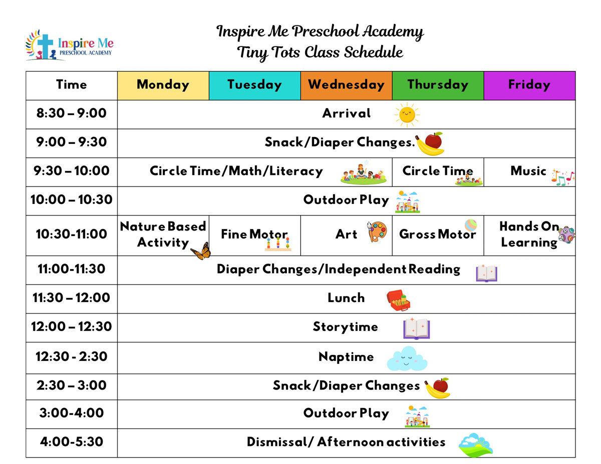 class schedule